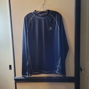 HMILES Black Long Sleeve Rash Guard Shirt Men's SZ US L GB XL  EUR XL Asia XXL
